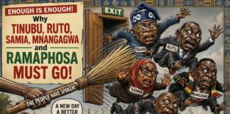 Why Tinubu, Ruto, Samia, Mnangagwa and Ramaphosa Must Go